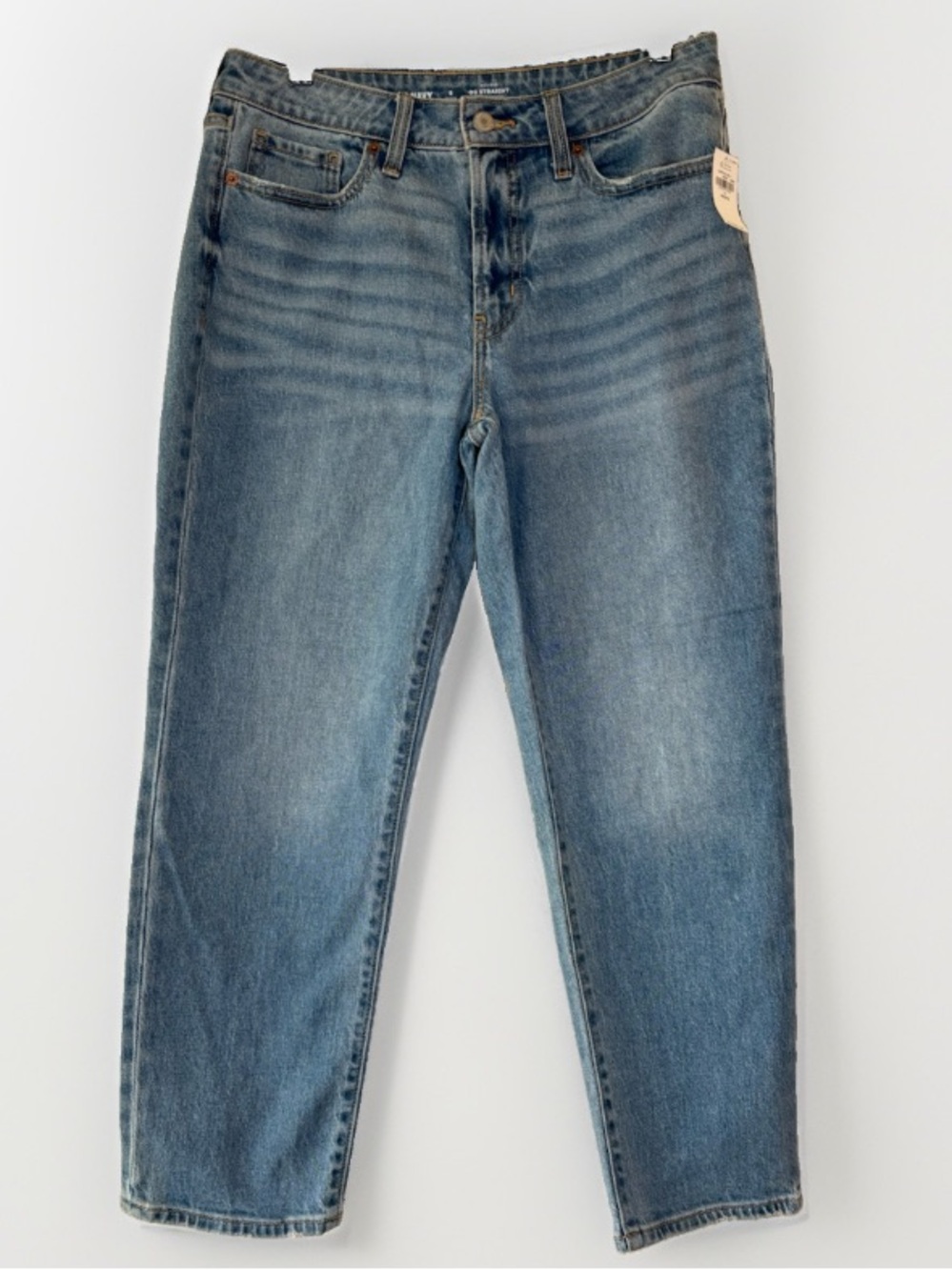 Old Navy Women's High Rise OG Straight Secret Smooth Pockets Jeans 8 Petite NWT